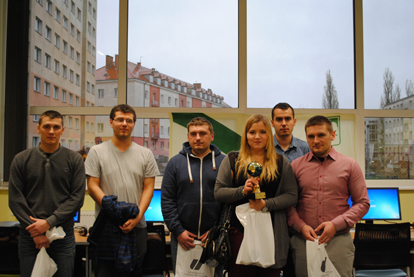 Od lewej: D. Rak, K. Szubartowski, D. Żywica, A. Przybylska, M. Sługocki, A. Żywica