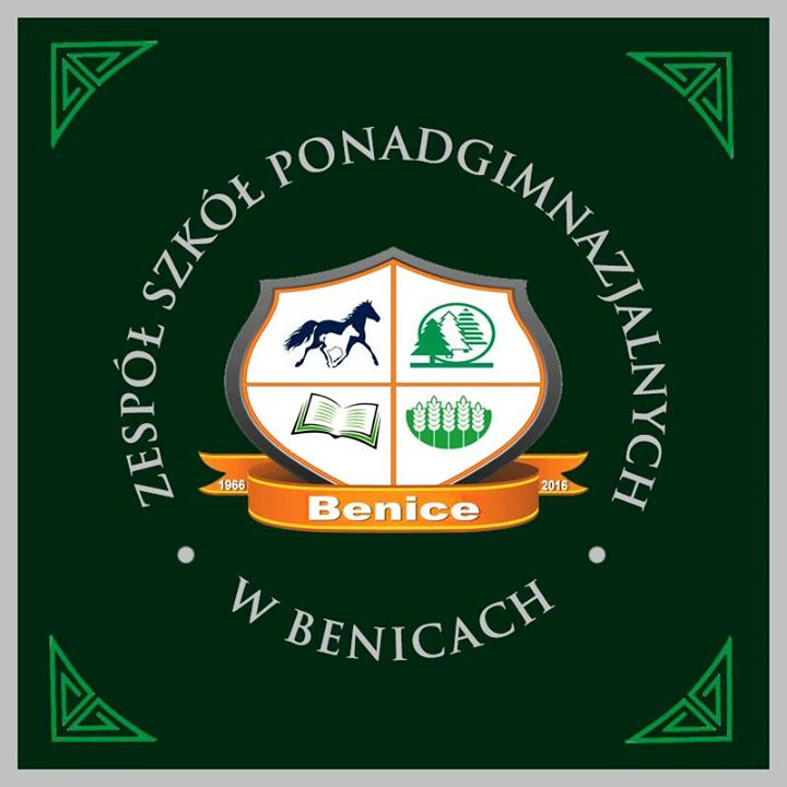 Logo Zespołu Szkół Ponadgimnazjalnych w Benicach