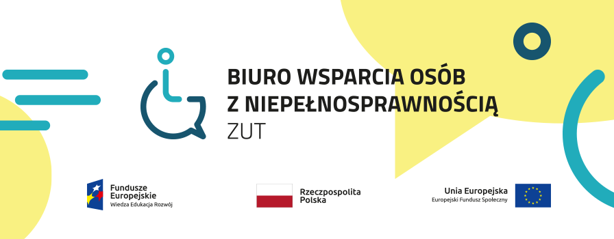 Baner informujący i powstaniu Biura wsparcia Osób z Niepełnosprawnościami