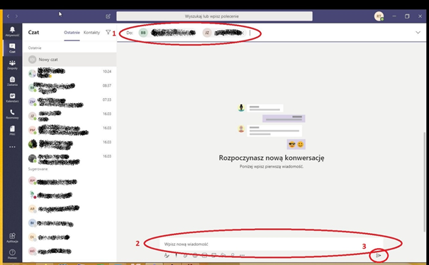 Grafika przedstawiająca działanie MS Teams nr 4