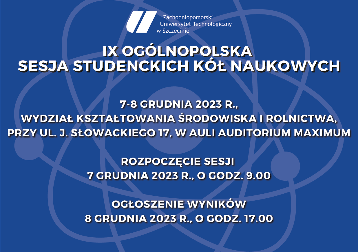 7 8 grudnia Wydział Kształtowania środowiska i rolnictwa ulica słowackiego 17, rozpoczęcie 7 grudnia o godzinie 9, ogłoszenie wyników 8 grudnia o godzinie 17