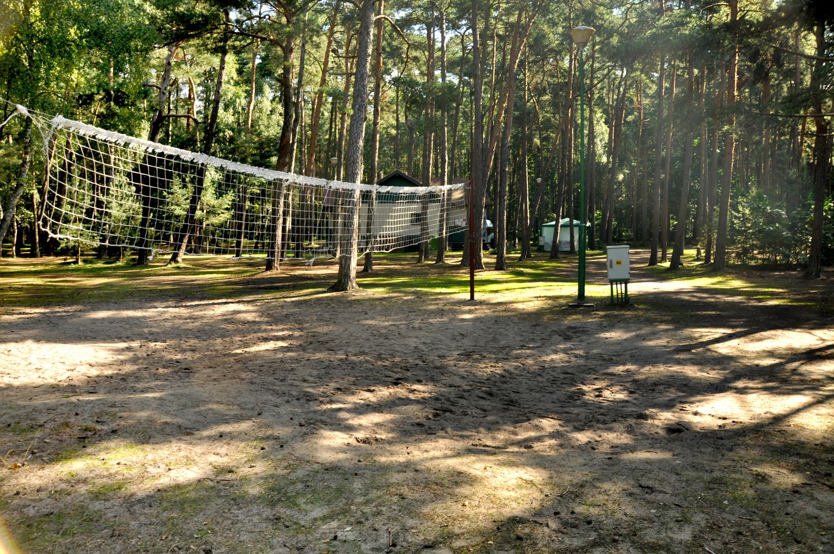 miejsce przeznaczone do gry w siatkówkę 