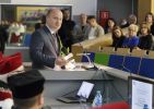 Wystąpienie zaproszonych gości - Prezydent Miasta Szczecin Piotr Krzystek