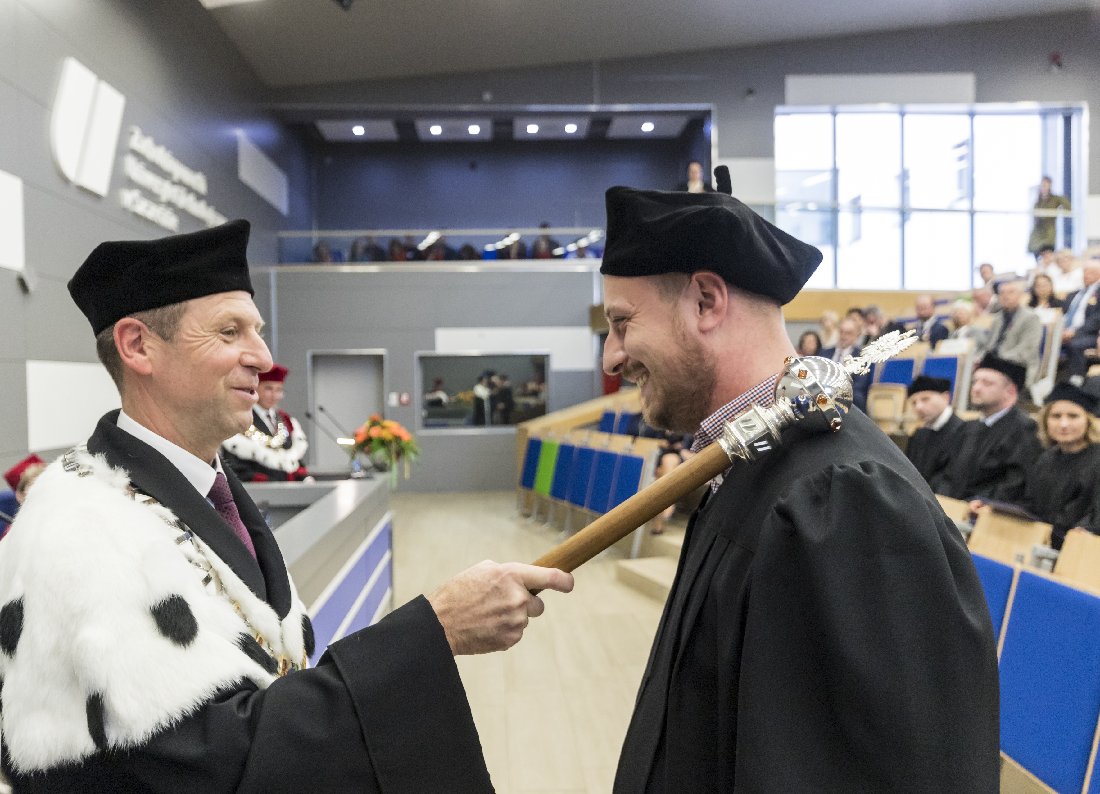 Wręczenie dyplomu doktorskiego - WKŚiR Gerard Chwat (2)