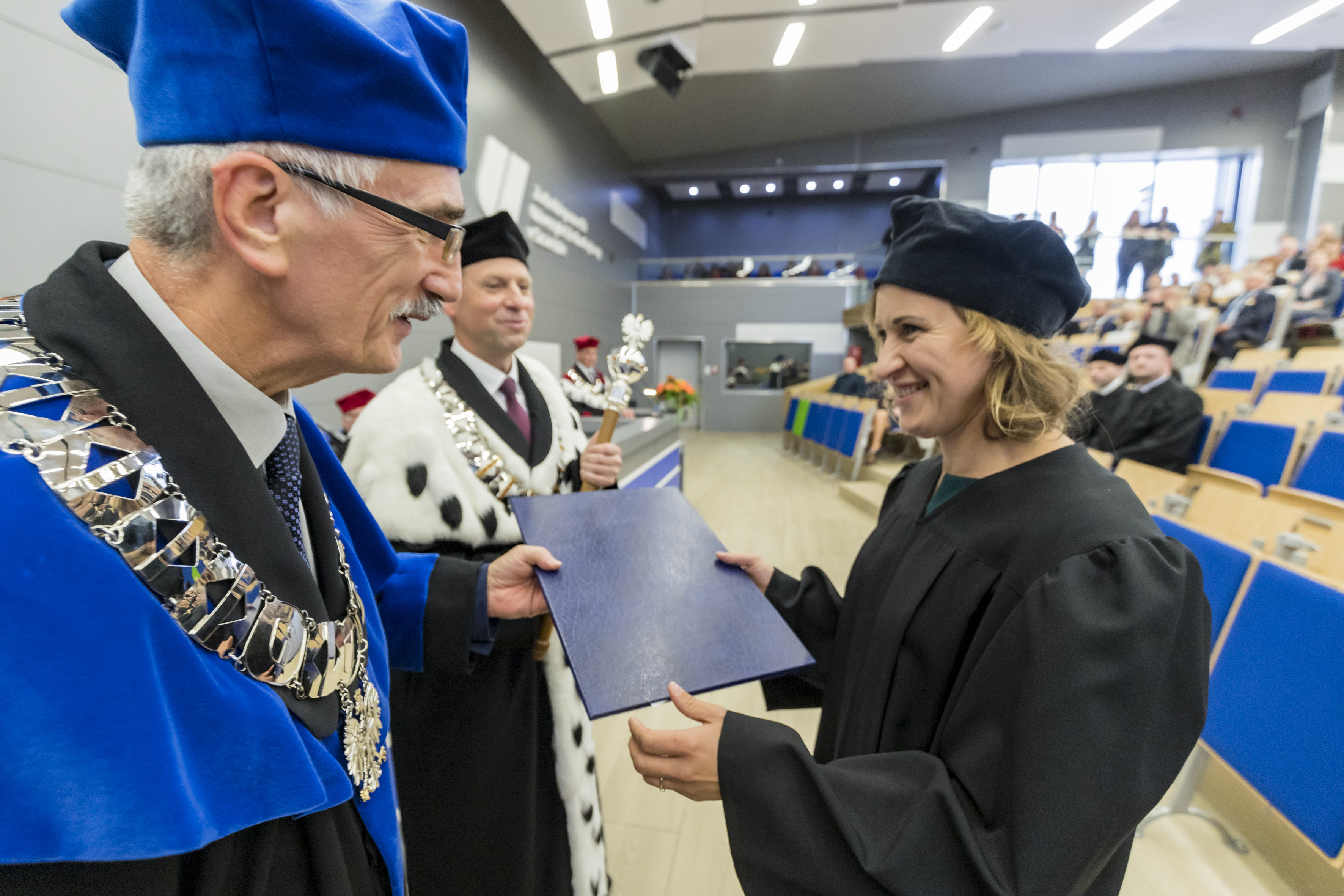 Wręczenie dyplomu habilitacyjnego - WI Anna Lewandowska 