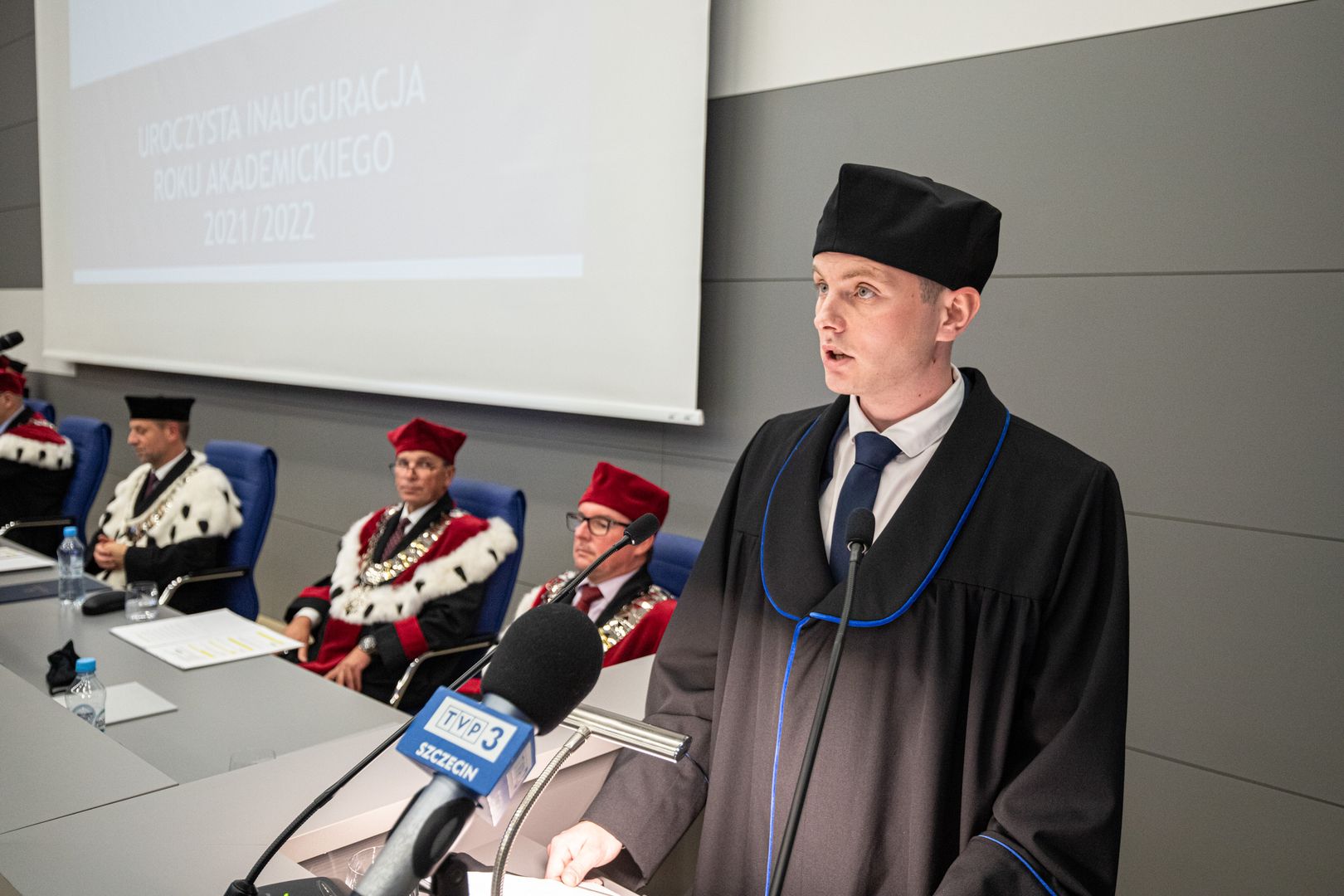 Wystąpienie przedstawiciela społeczności studenckiej