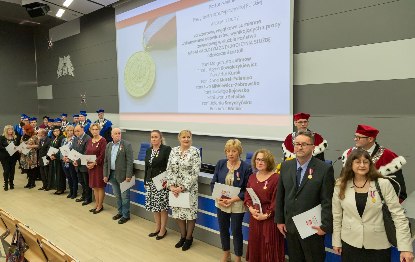 Medal Złoty za Długoletnią Służbę dla pracownika ZUT