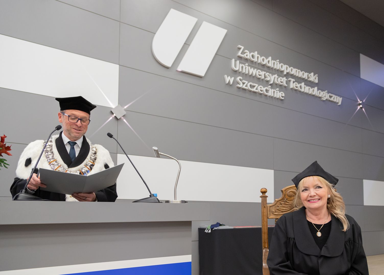 Uroczystość nadania tytułu Profesora Honorowego ZUT prof. Elżbiecie Jolancie Bielińskiej