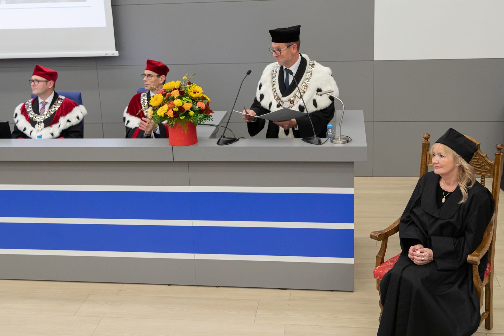 Uroczystość nadania tytułu Profesora Honorowego ZUT prof. Elżbiecie Jolancie Bielińskiej