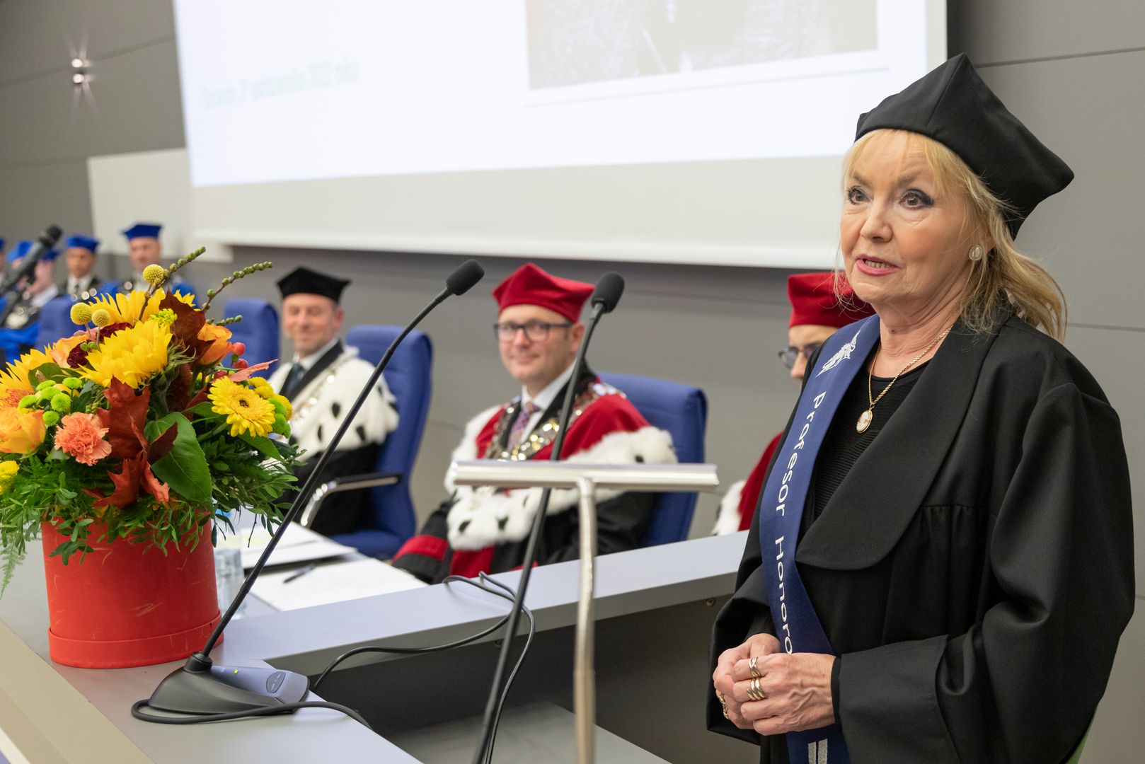 Uroczystość nadania tytułu Profesora Honorowego ZUT prof. Elżbiecie Jolancie Bielińskiej