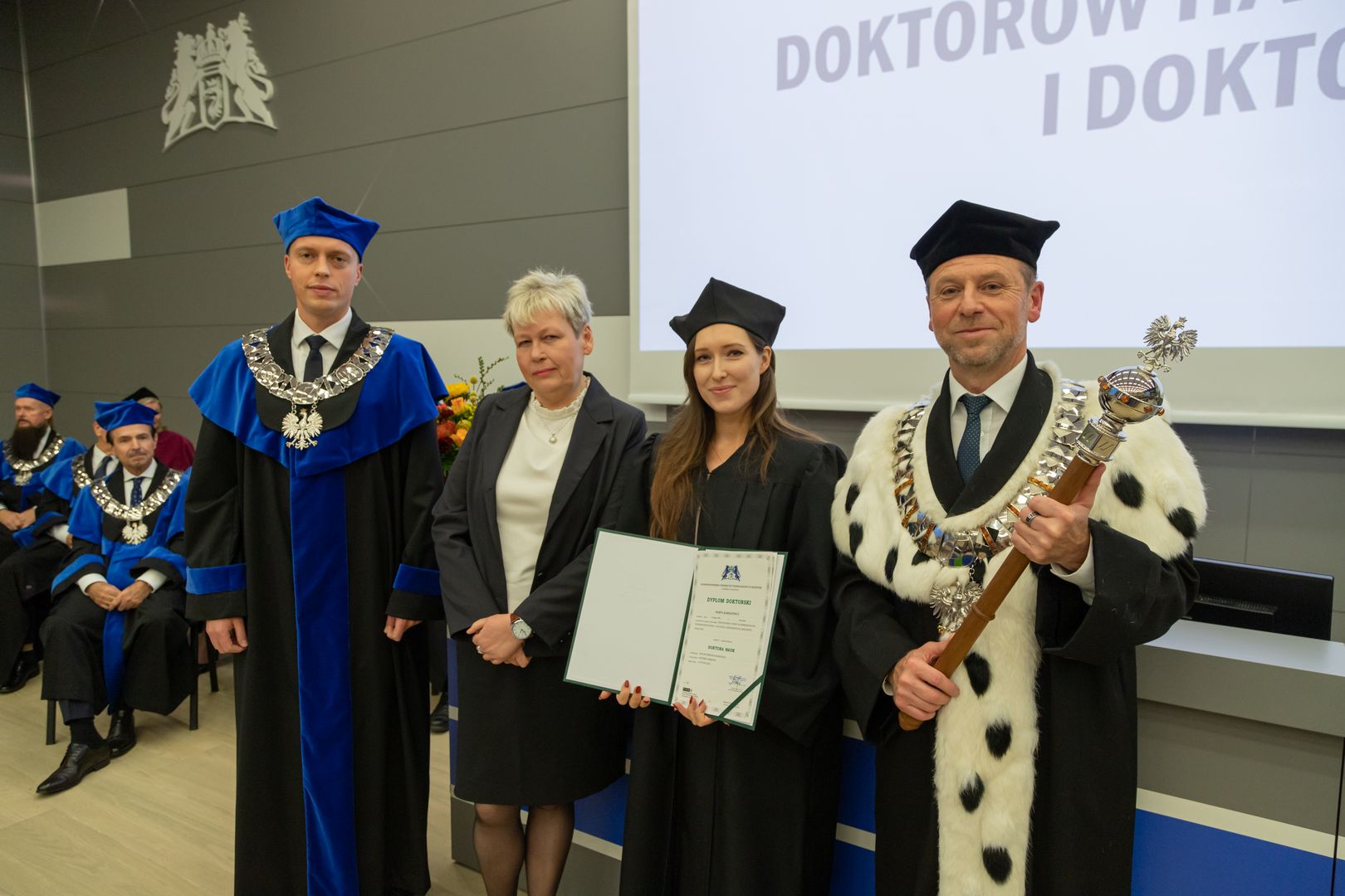 Wręczenie dyplomu doktorskiego