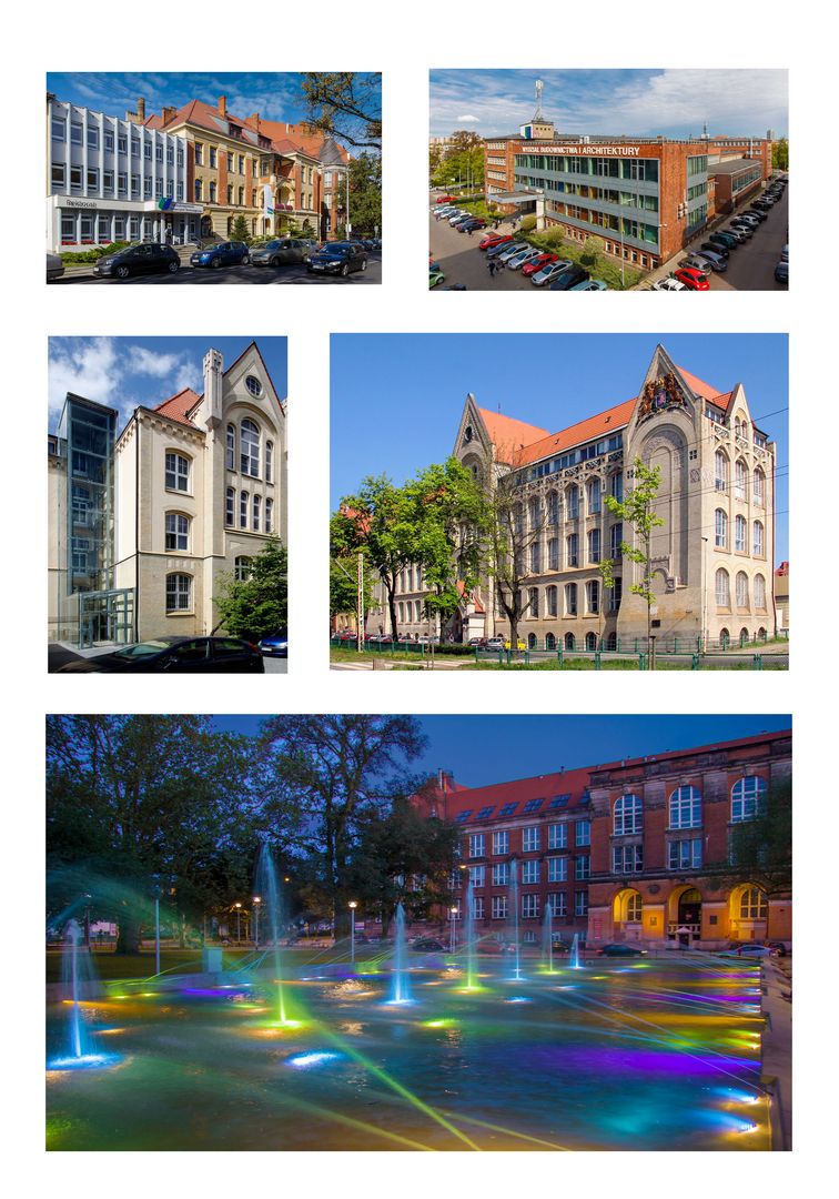 Budynki Zachodniopomorskiego Uniwersytetu Technologicznego w Szczecinie