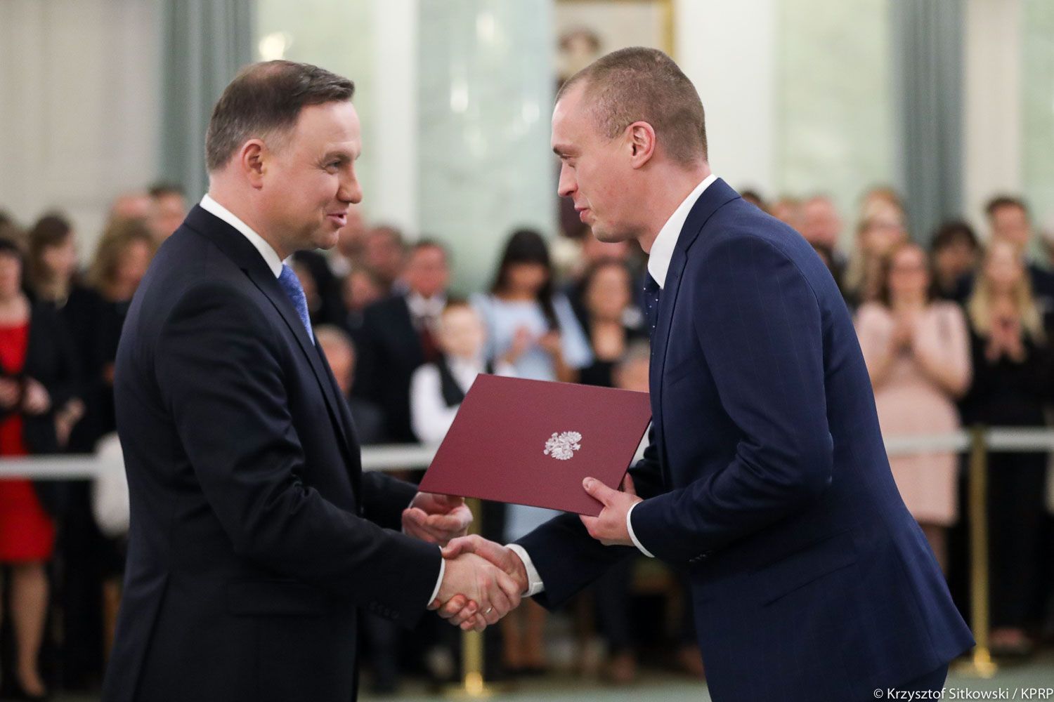 President of the Republic of Poland Andrzej Duda and Professor Rafał Rakoczy