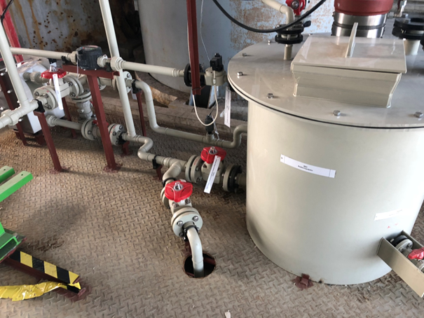 Construction of the pilot installation for obtaining non-toxic phosphate pigments - reactor