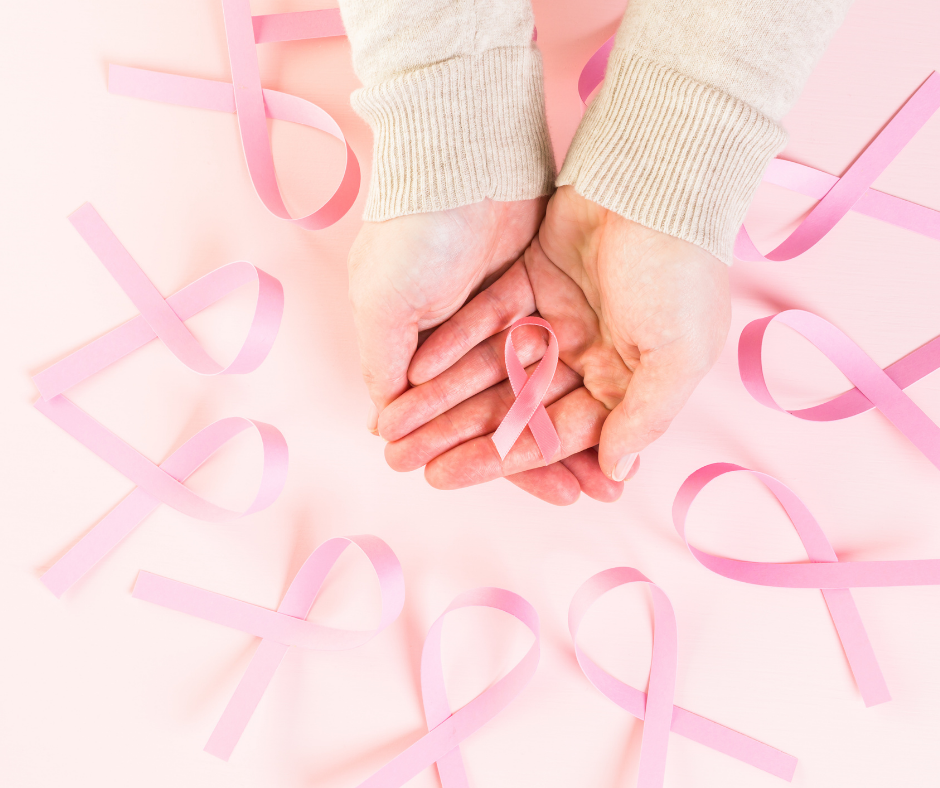 Na zdjęciu symbol badań mammograficznych 