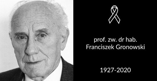 Na zdjęciu prof. Gronowski